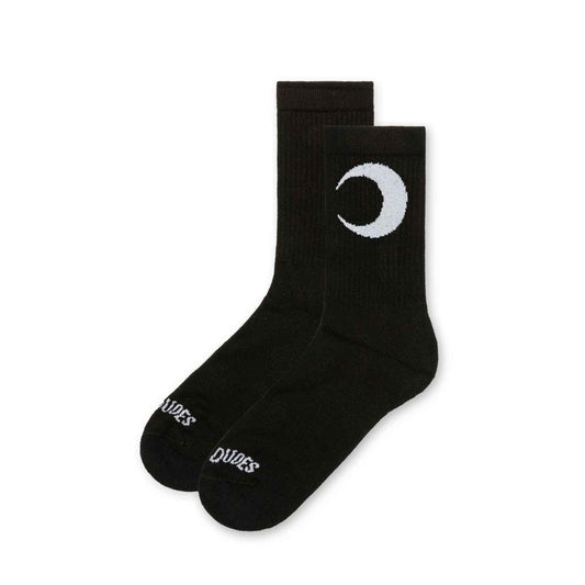 THE DUDES - Moon - Black - tennis socks