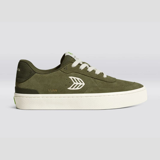 CARIUMA - LUAN PRO W'S Olive Green Suede - Olive Green/Ivory