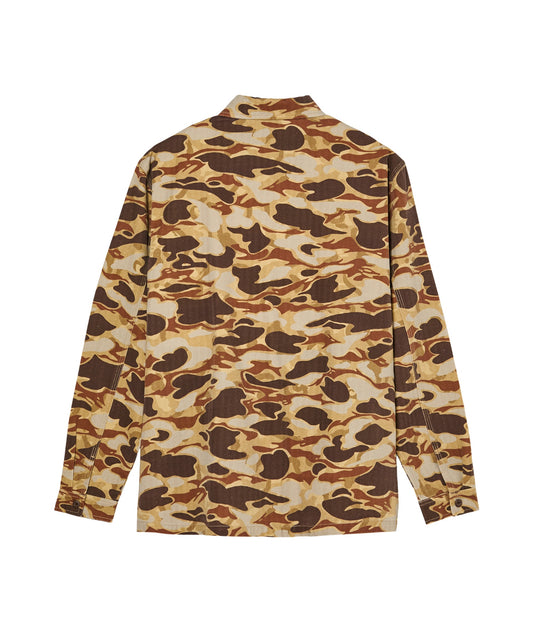 Quiksilver Castlehill LS - rawhide garage camo