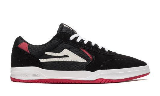 LAKAI SHOES - Atlantic Black-Red Suede