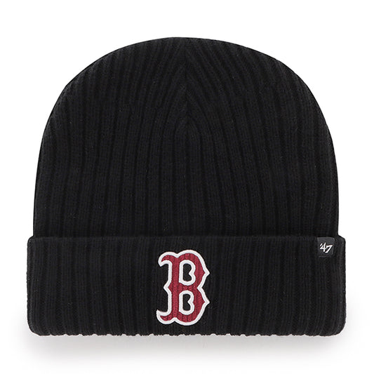 47 - Berretto Thick Cord Cuff Knit Boston Red Sox - black