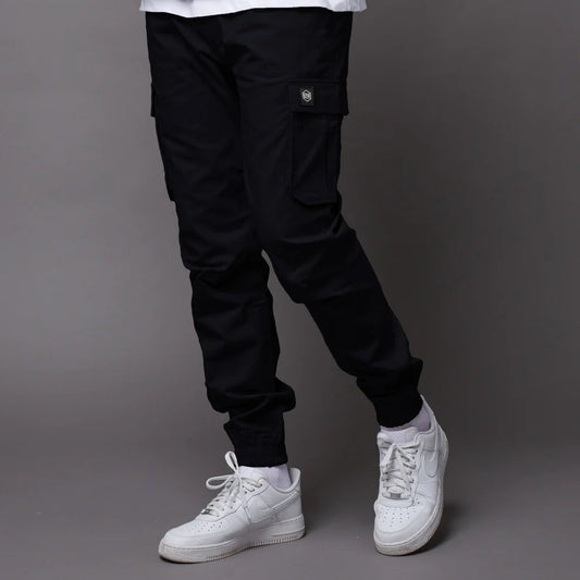 DOLLY NOIRE - DOLLY NOIRE - Cotton Ripstop Easy Cargo Pants Blac