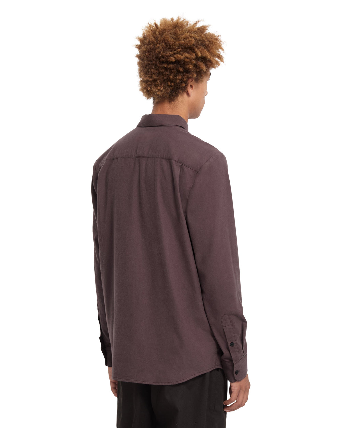 VOLCOM - CADEN SOLID SHIRT - RAISIN