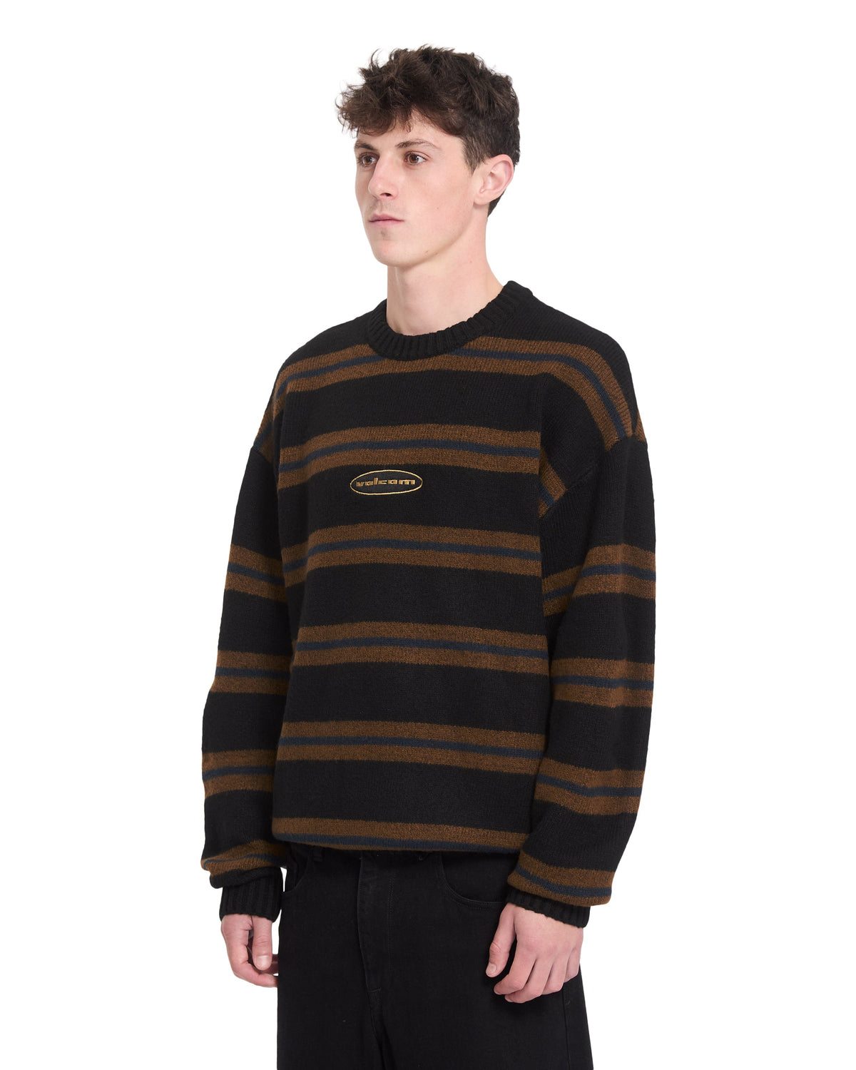 VOLCOM - STRIPERSTAND SWEATER - BLACK