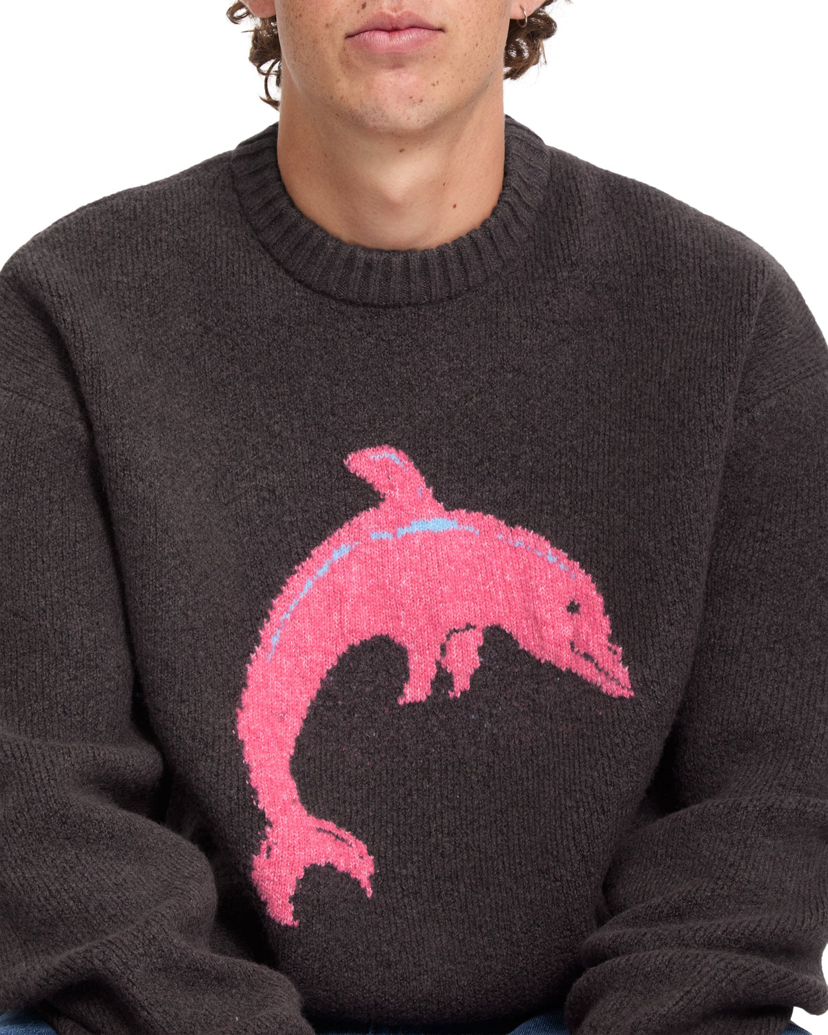 VOLCOM - OZZY DOLPHIN SWEATER - RAISIN