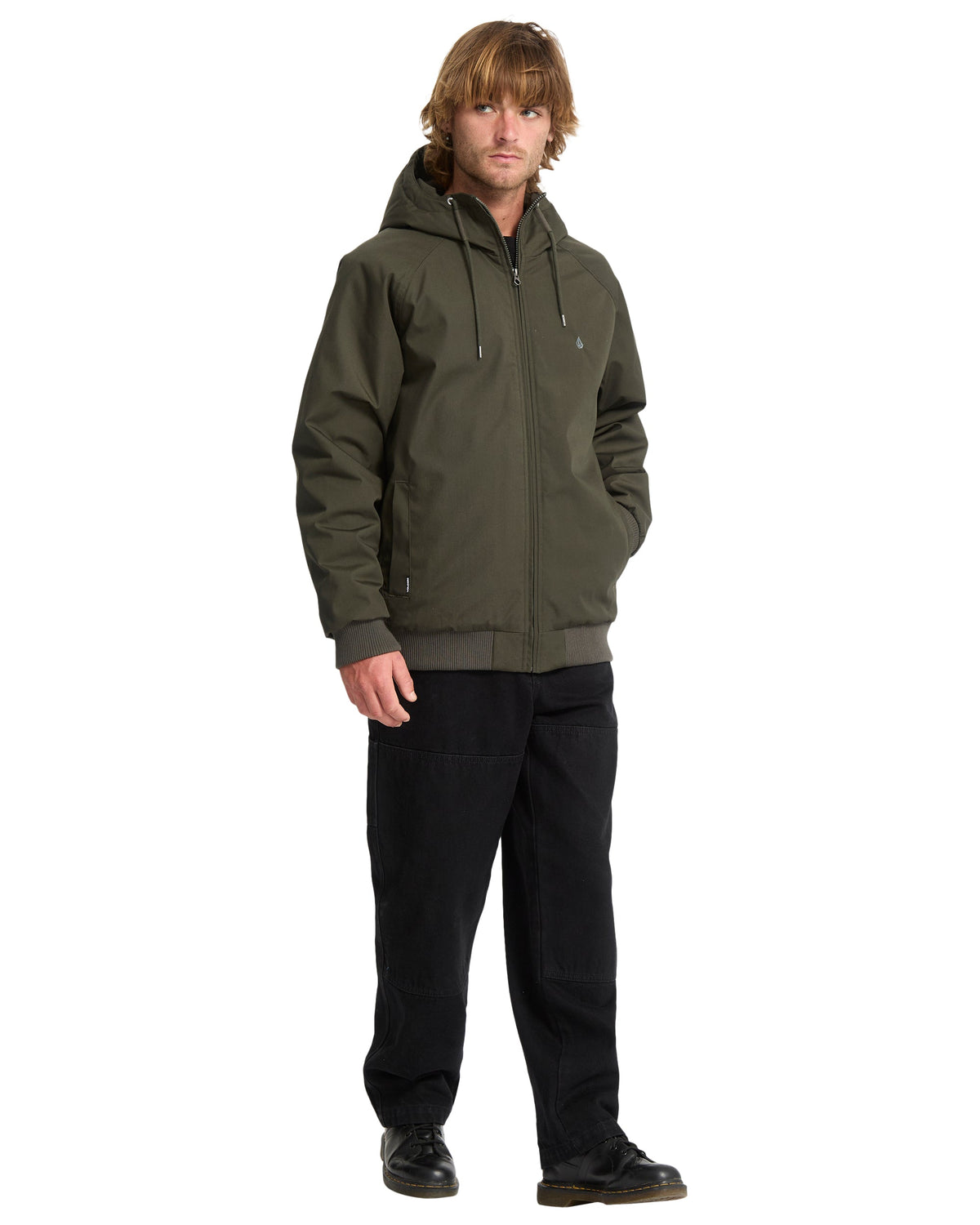 VOLCOM - HERNAN 10K JACKET - RINSED BLACK
