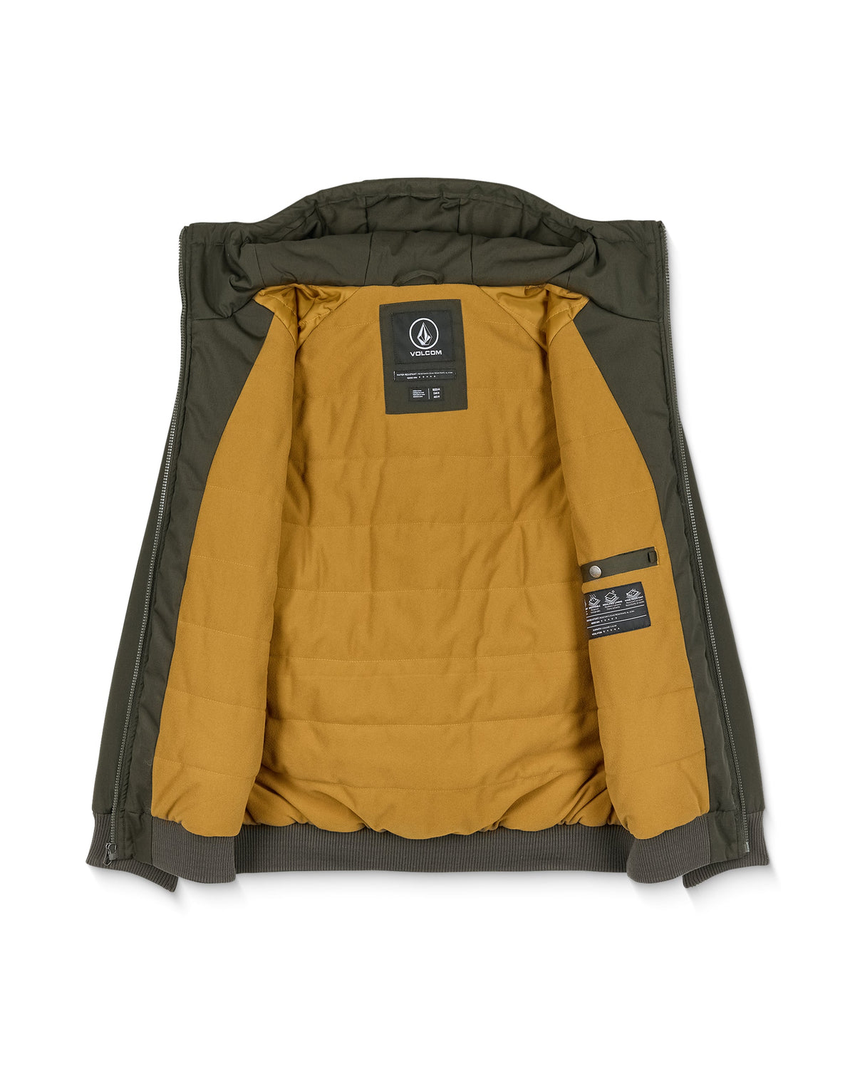 VOLCOM - HERNAN 10K JACKET - RINSED BLACK