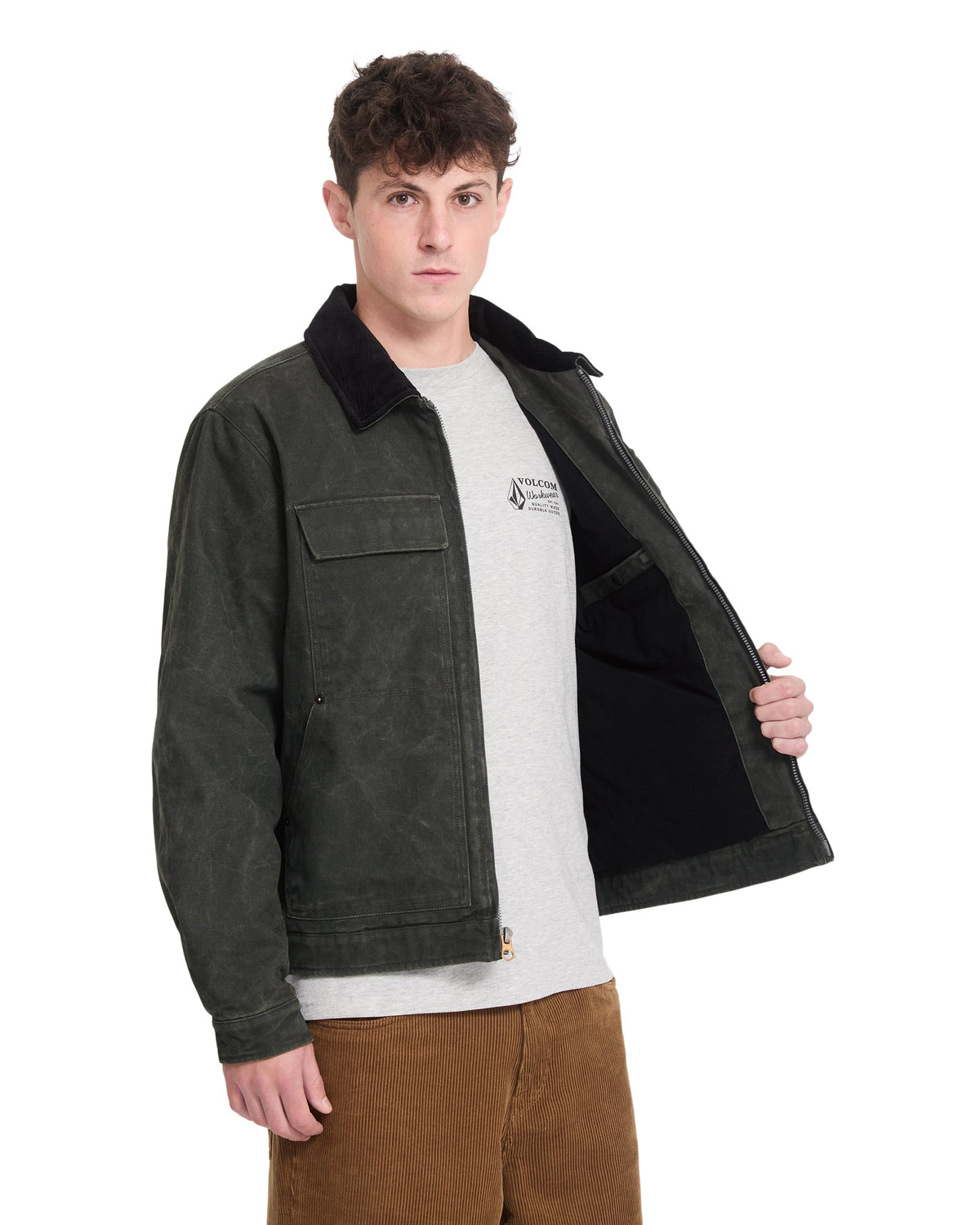 VOLCOM - HEAVYDUST JACKET - RINSED BLACK