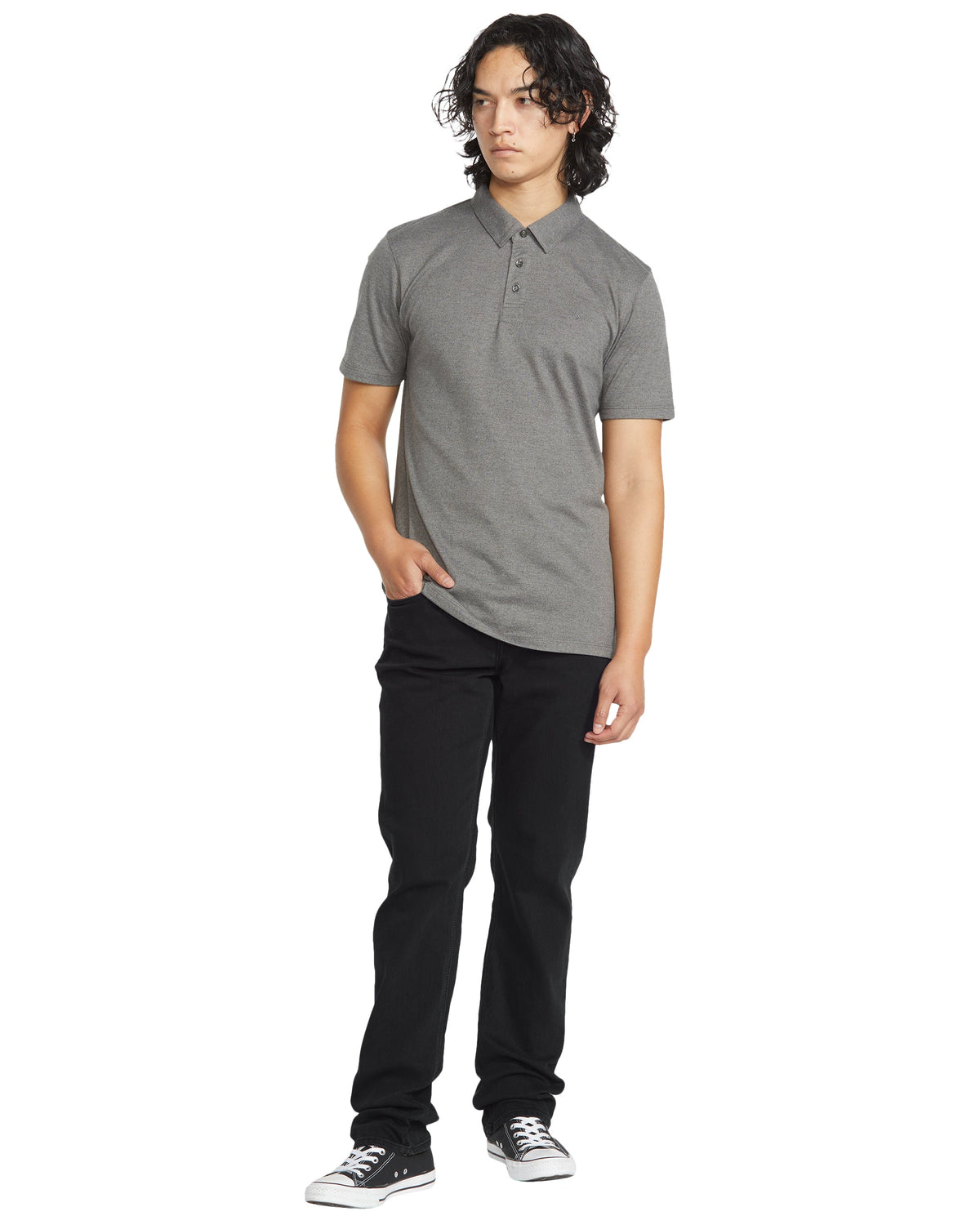 VOLCOM - SOLVER JEANS - BLACK OUT