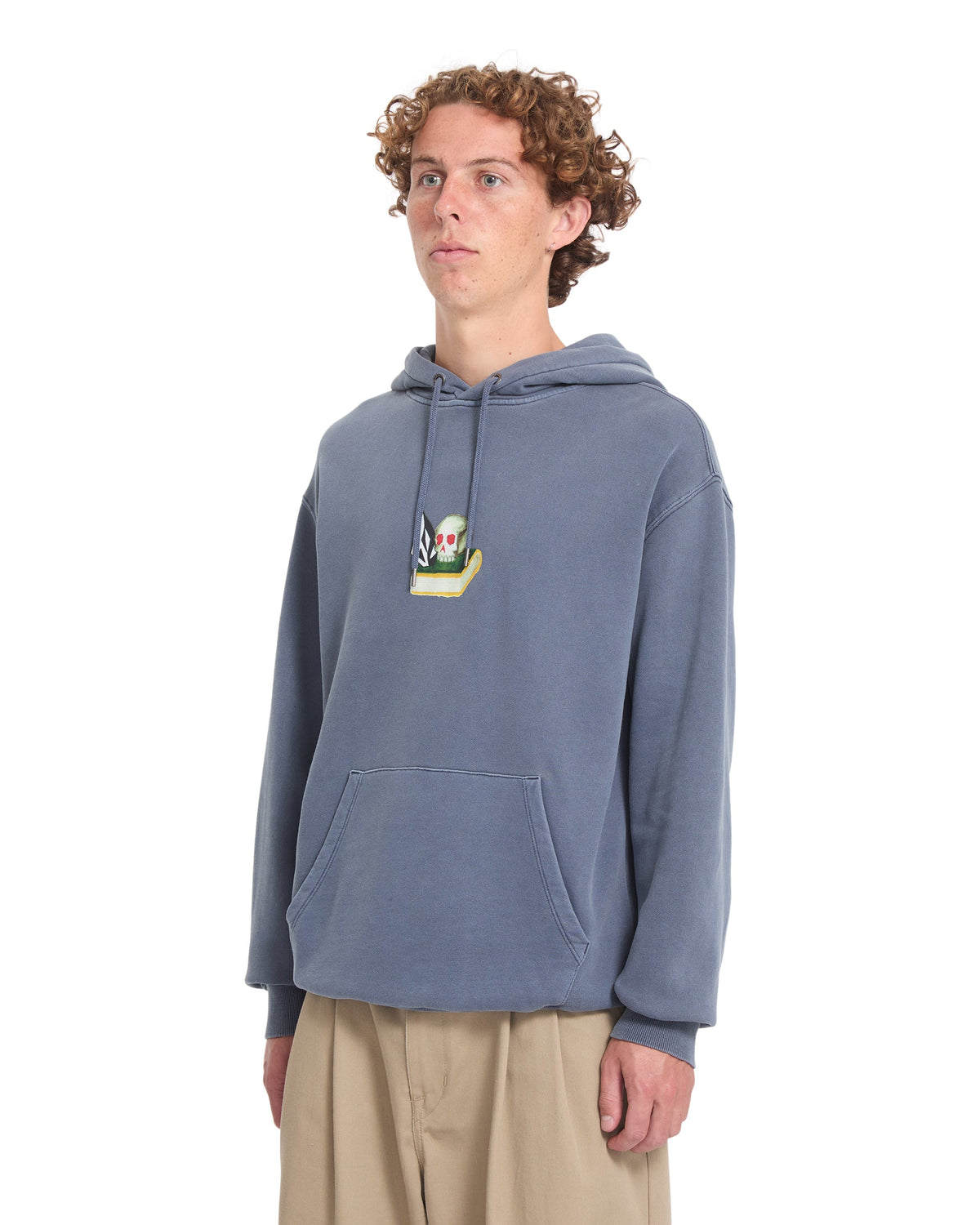 VOLCOM - BOILER HOODIE - STORM BLUE
