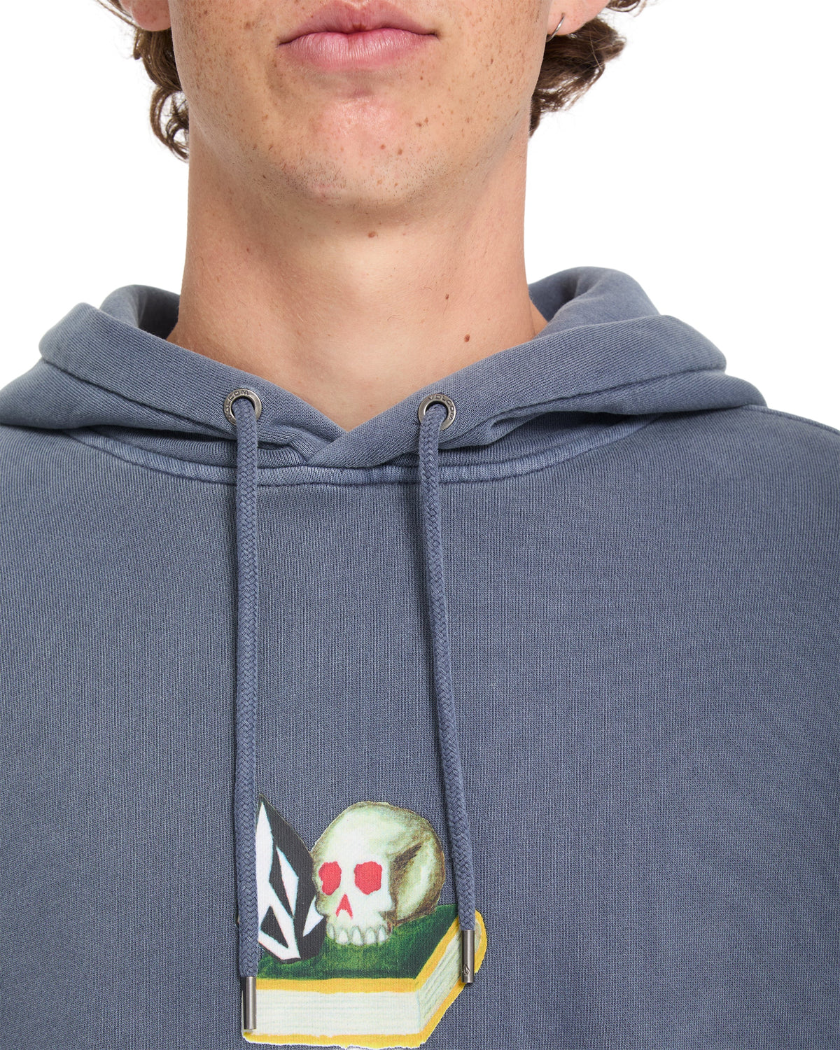 VOLCOM - BOILER HOODIE - STORM BLUE