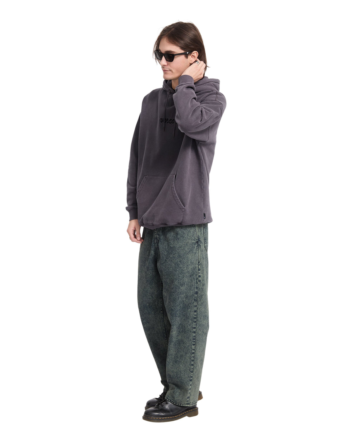 VOLCOM - BIG STONE HOODIE - RAISIN