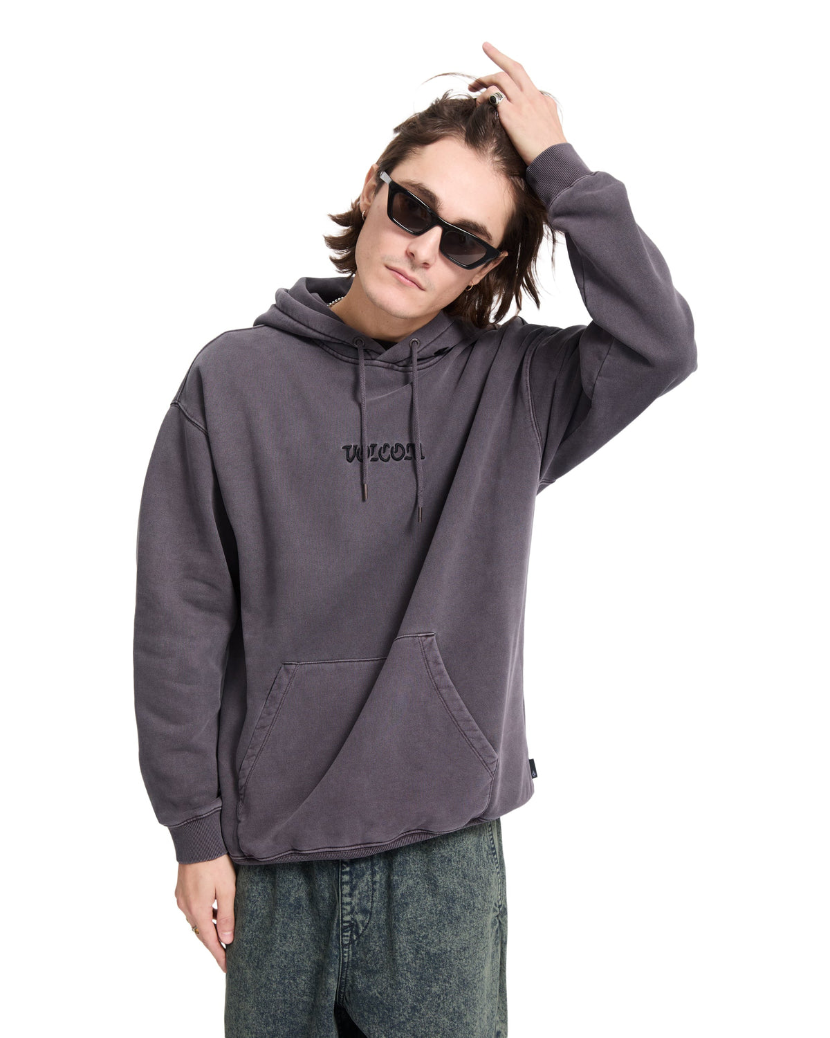 VOLCOM - BIG STONE HOODIE - RAISIN