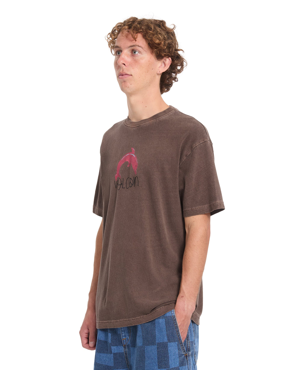 VOLCOM - OZZY III T-SHIRT - RAISIN