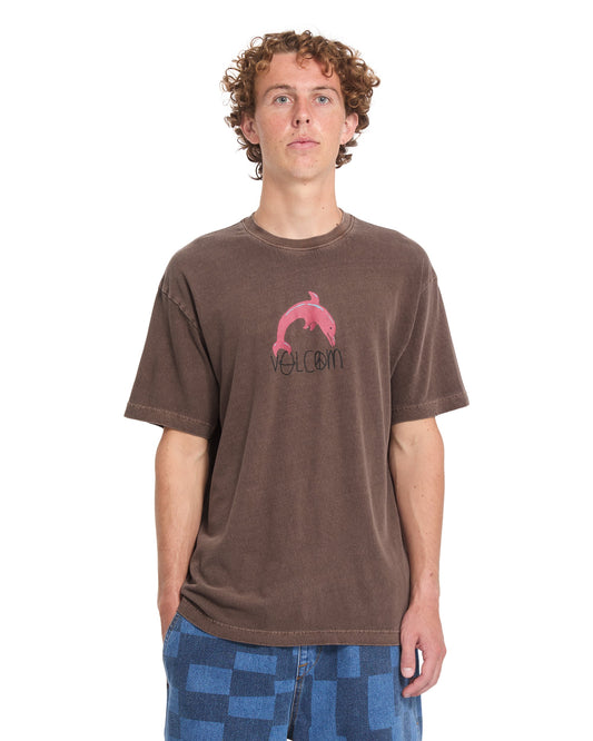VOLCOM - OZZY III T-SHIRT - RAISIN