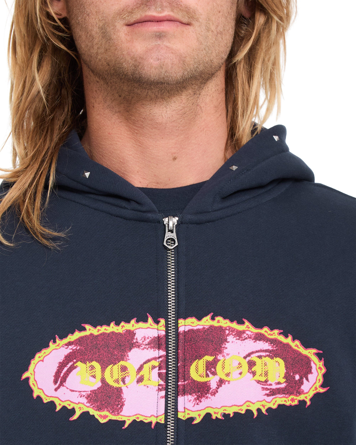 VOLCOM - CLAIRVOYANCE FULL ZIP HOODIE - MARINE