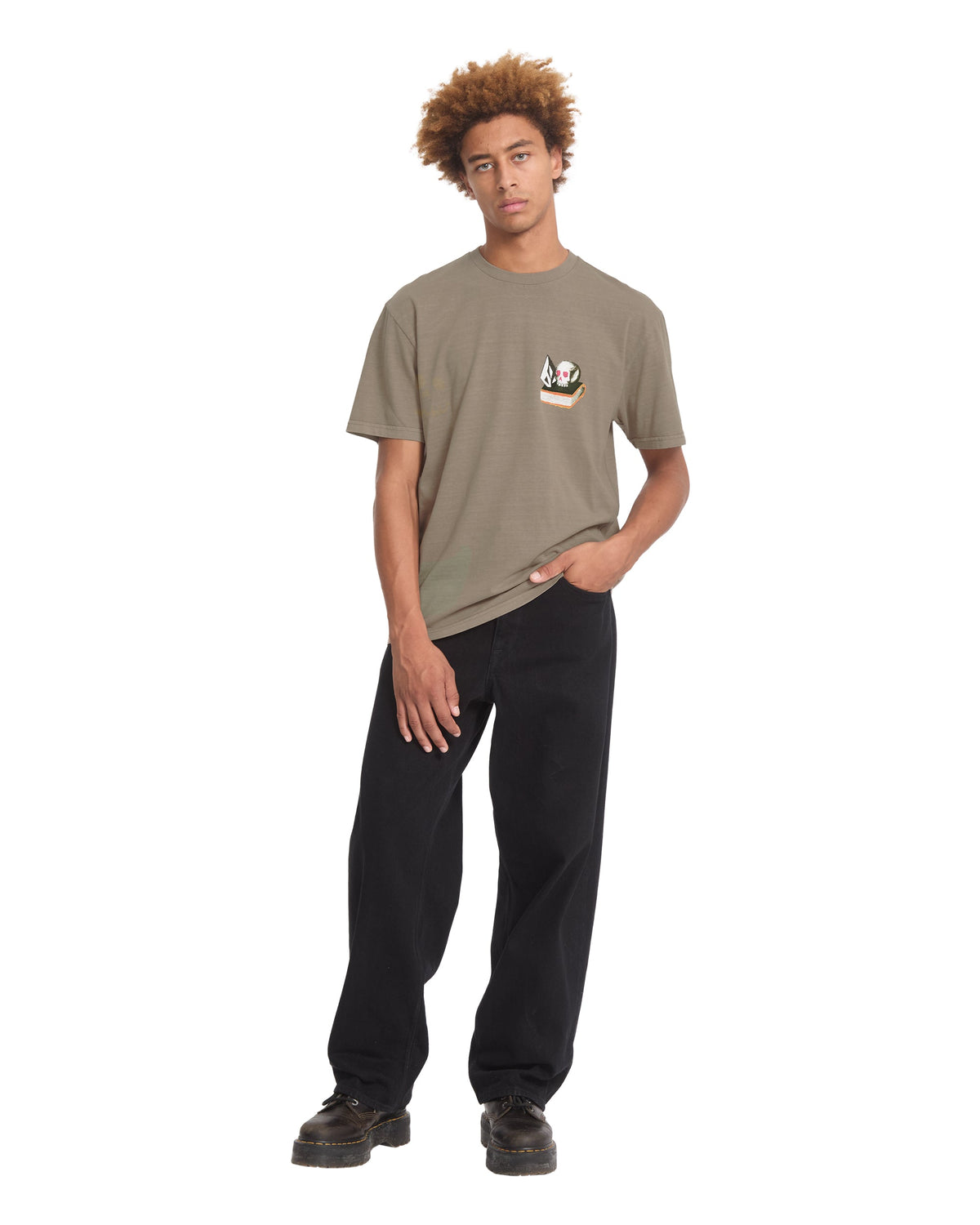 VOLCOM - BOILER T-SHIRT - EARTH