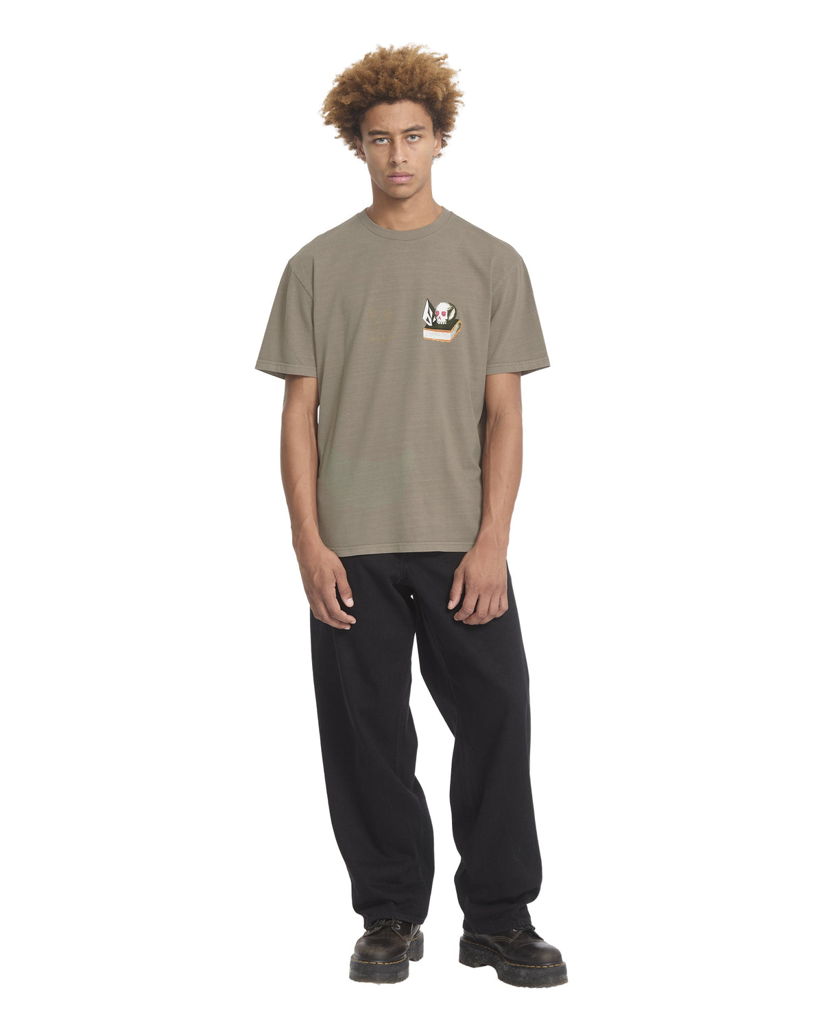 VOLCOM - BOILER T-SHIRT - EARTH