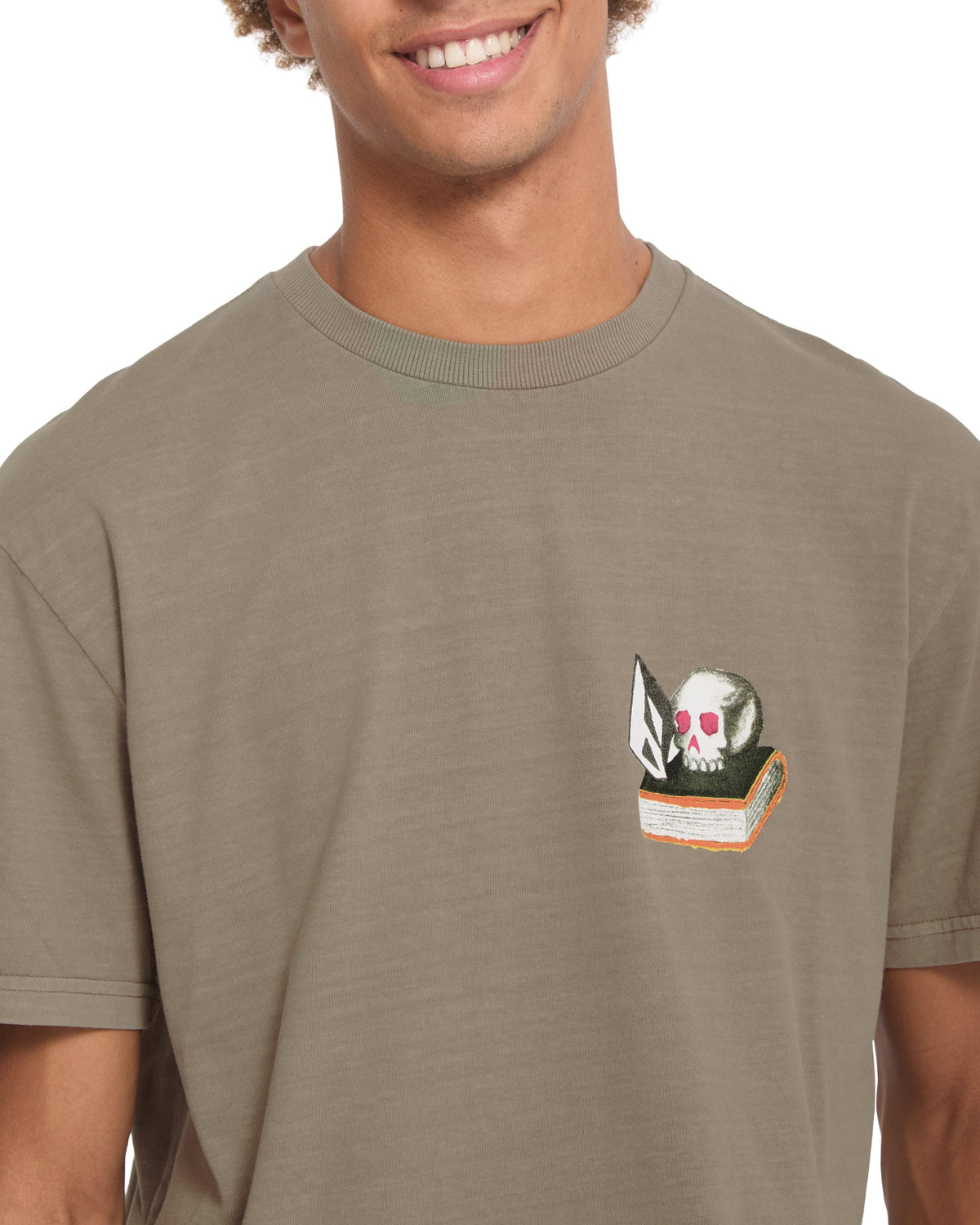 VOLCOM - BOILER T-SHIRT - EARTH