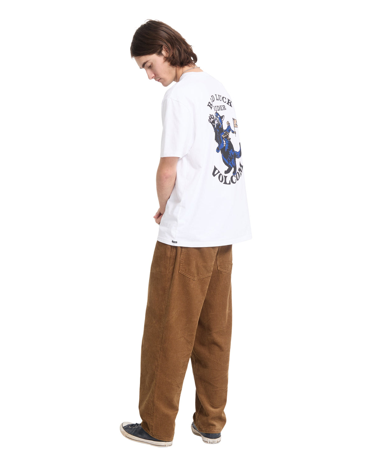 VOLCOM - BAD LUCK T-SHIRT - WHITE