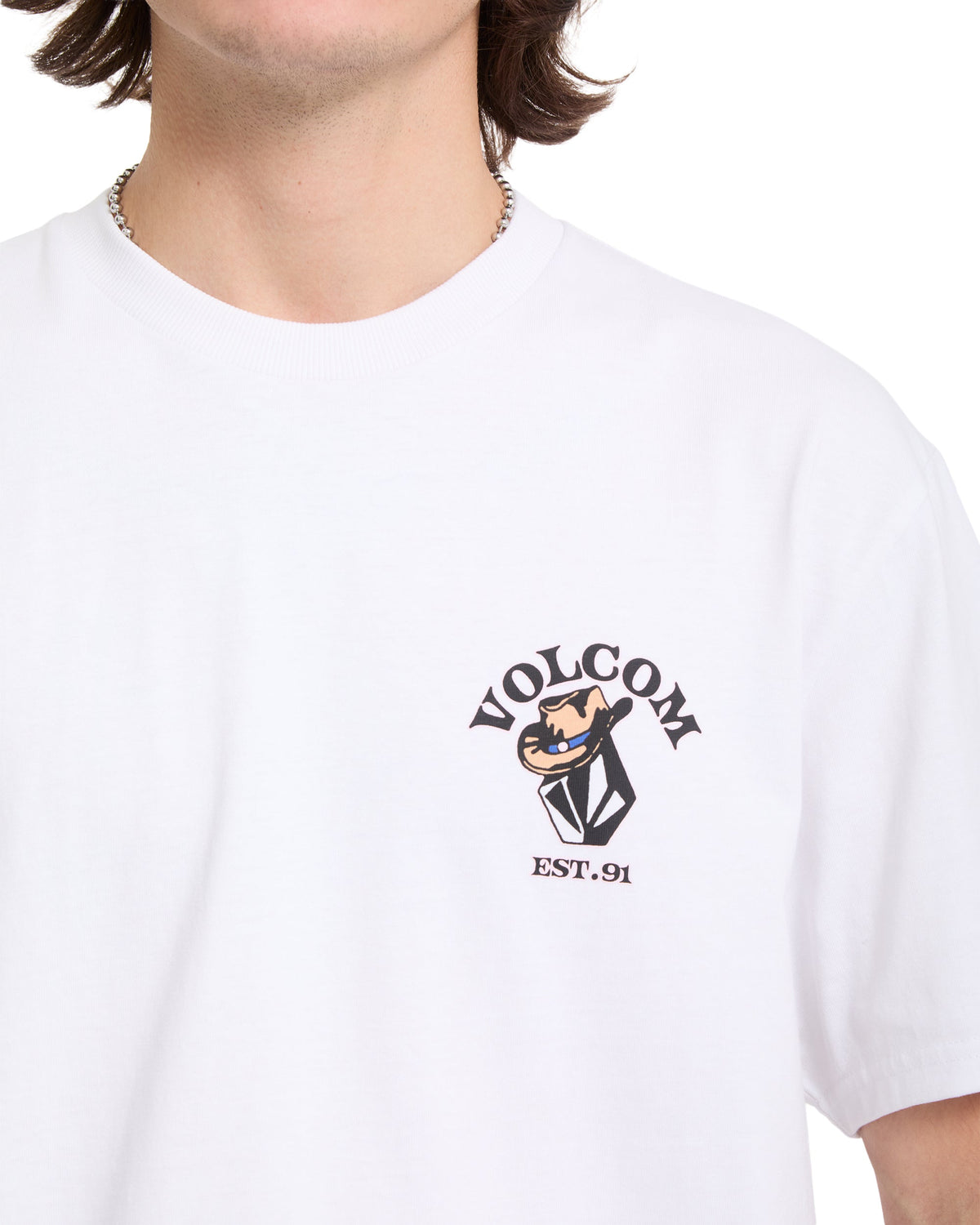 VOLCOM - BAD LUCK T-SHIRT - WHITE