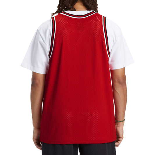 DC SHOES - Canotta Shy Town Jersey - racing red
