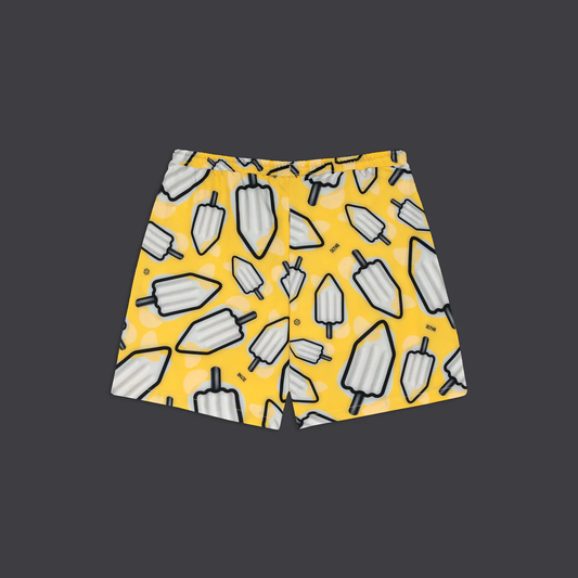 DOLLY NOIRE - MAMBO Pattern al Limone Swimshorts