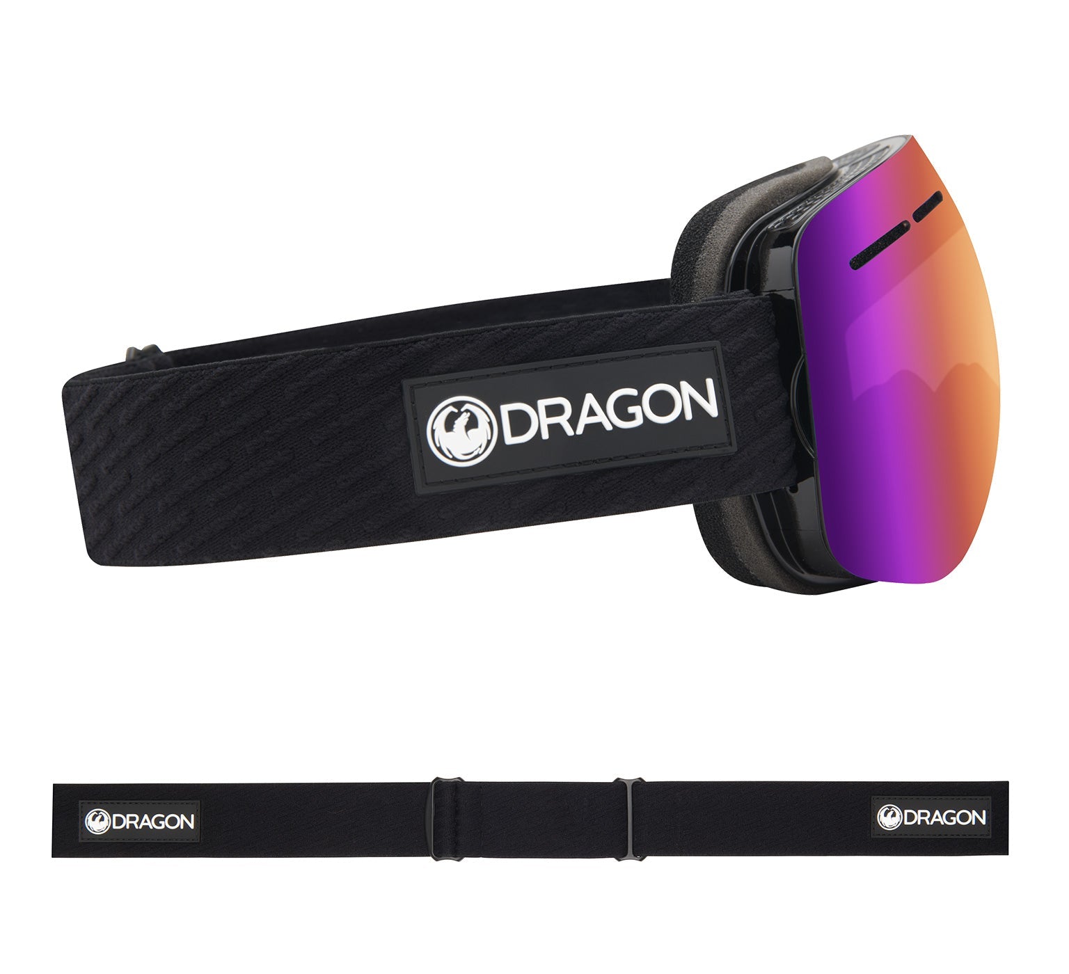 DRAGON ALLIANCE - MASCHERA DA SCI/SNOWBOARD - X1s - Icon PurpleLumalens Purple Ionized Lens