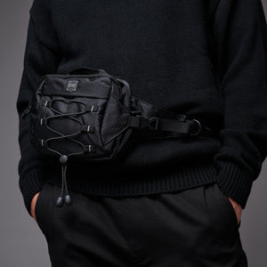 DOLLY NOIRE - Urban Reflective Waistpack Black