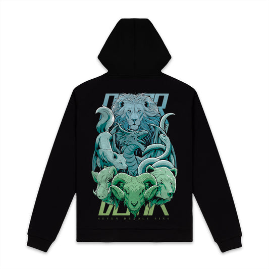 DOLLY NOIRE - 7 Deadly Sins Hoodie Black