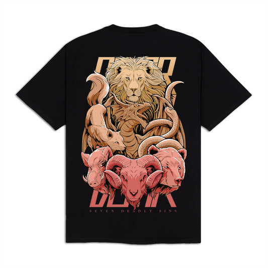 DOLLY NOIRE 7 Deadly Sins Tee Black