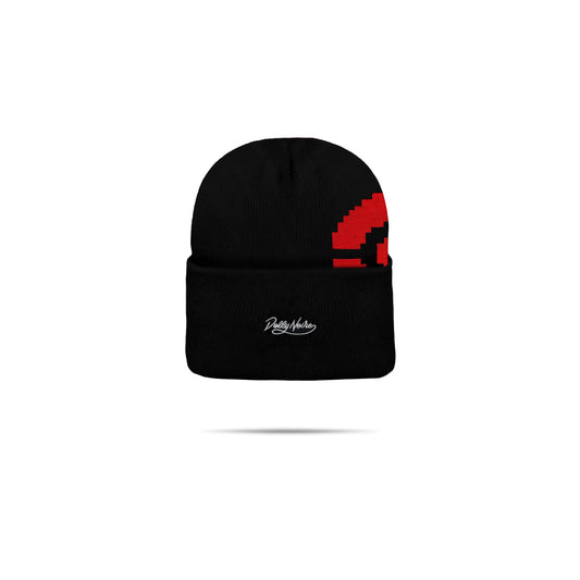 DOLLY NOIRE -Pixel Pokéball Beanie – Berretto in acrilico con design Pokéball