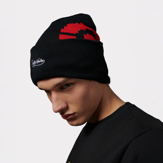 DOLLY NOIRE -Pixel Pokéball Beanie – Berretto in acrilico con design Pokéball