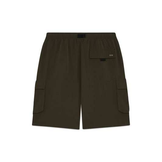 DOLLY NOIRE - Techno Cargo Shorts Forest Night