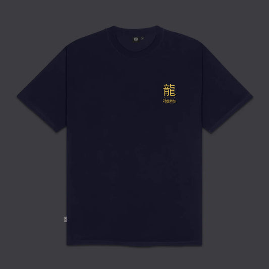 DOLLY NOIRE - Chinese Dragon Tee Navy