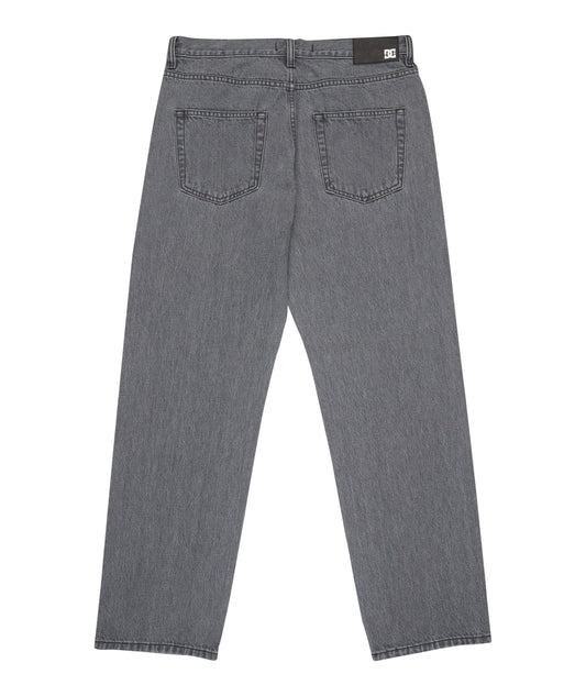 DC Shoes Relaxed Denim Pant Grey - Jeans Uomo Straight 12oz