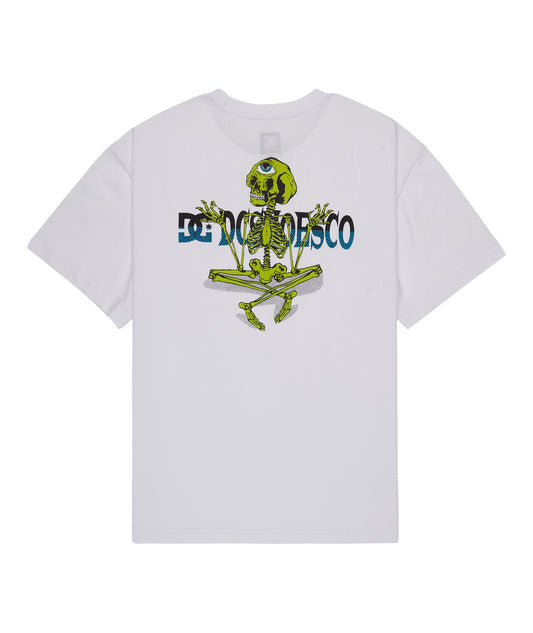 DC Shoes Meditating Tee White - T-shirt Uomo Cotone Riciclato- white