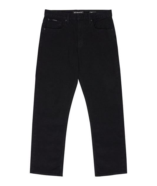 QUIKSILVER Regular Denim Black - Jeans Uomo 15oz Stretch - black