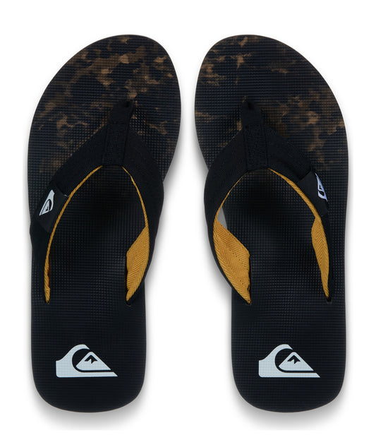 Quiksilver - Sandals Molokai Layback 26 - grap leaf light reflexion