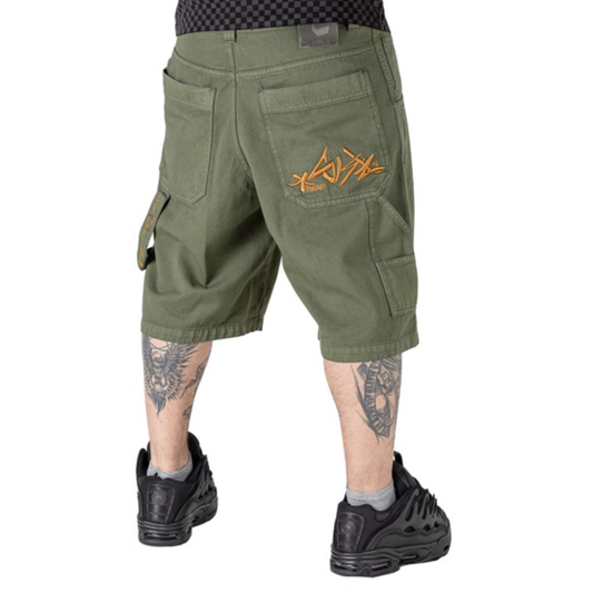 Blueskin - Bermuda Baggy LOGO RAM-C-BULL 00V VERDE BOSCO | Bull 100% Cotone