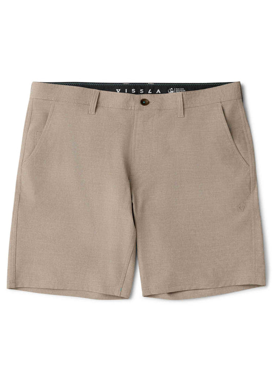 VISSLA - Fin Box Hybrid 19.5" Walkshort - KHAKI
