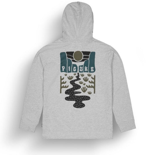 PICTURE CLOTHING - OUVEA ZIP HOODIE - A Grey Melange