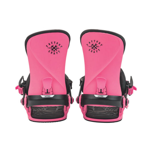 NITRO SNOWBOARD - Attacchi da Snowboard Da Donna COSMIC - Factory Craft Series Pink