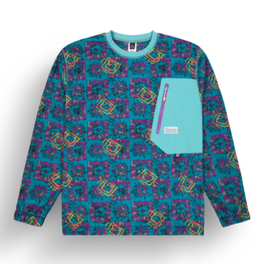 PICTURE CLOTHINGS - KIVARO FLEECE CREW - Fizzy Print
