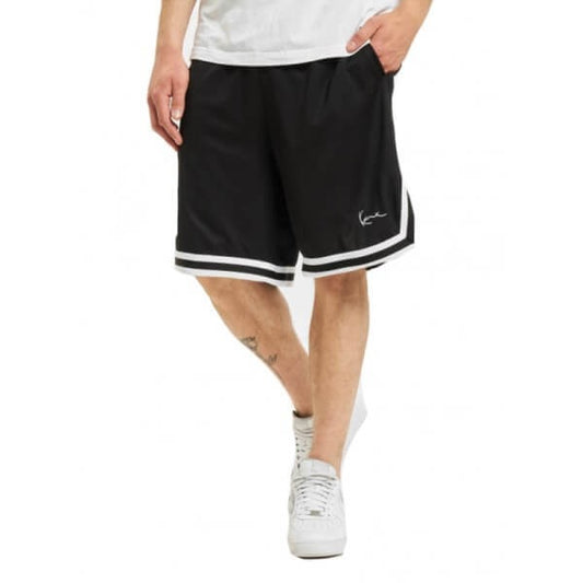 Karl Kani - Signature Mesh Shorts black/white | Nero