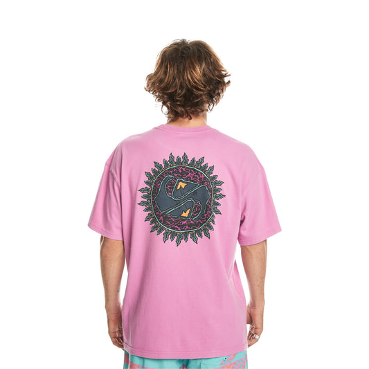 QUIKSILVER - T-shirt Spin Cycle SS - violet