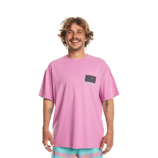 QUIKSILVER - T-shirt Spin Cycle SS - violet
