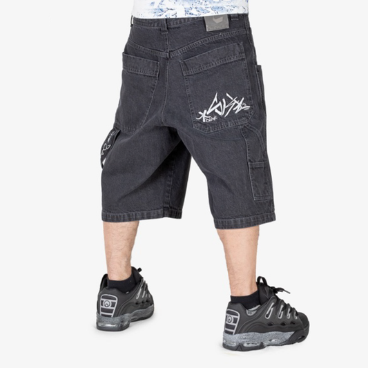 Blueskin - Bermuda Baggy R.BIANCO - C-BLAK LF5042 ONLY ST.W. BLACK | Denim Nero