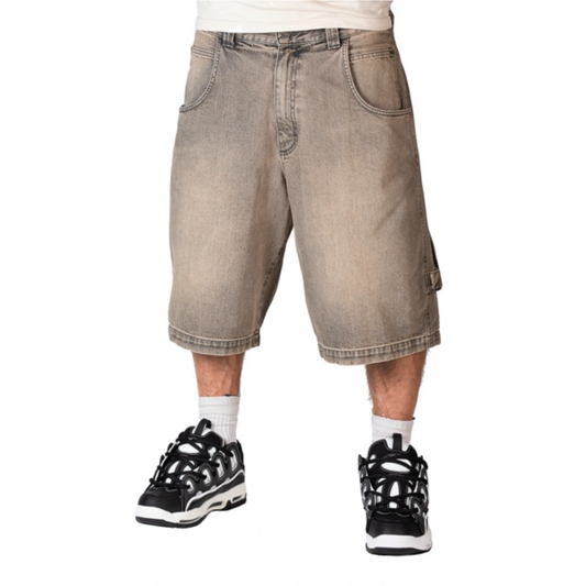 Blueskin - Bermuda Baggy R.BIANCO - C - BLAK LF7266 DIRTY GREY | Denim Nero