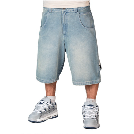 Blueskin - Bermuda Baggy R.BIANCO - C - DNMB LF6529 DIRTY OLD | Denim Blue